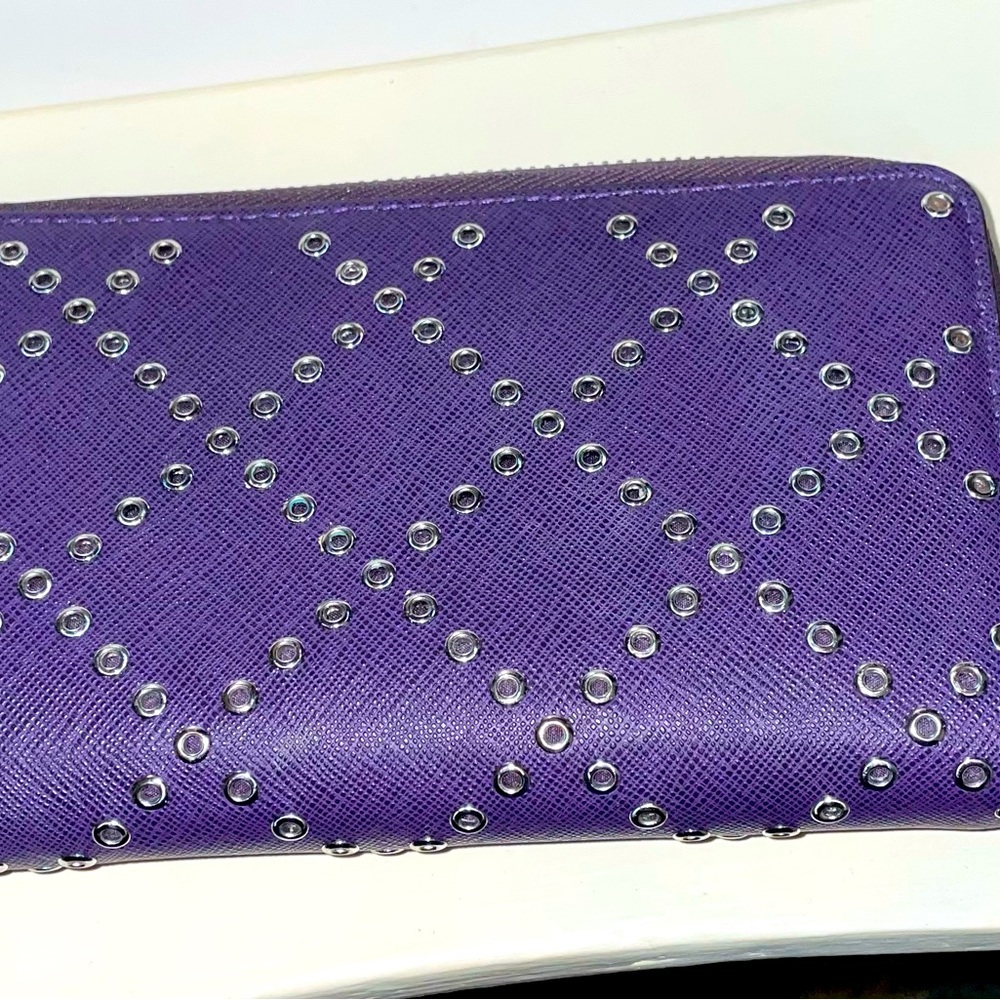 Purple Michael Kors wallet